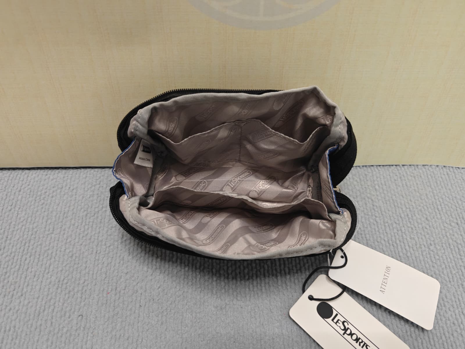 US STOCK & SHIP LeSportsac rectangular cosmetic pouch LSH