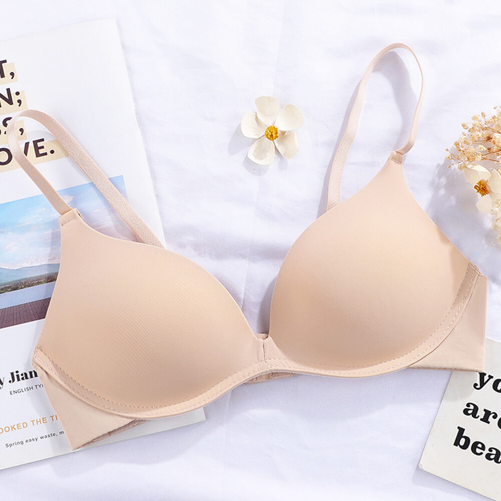 Flat-chested AAA AA ABC Women Bras Sexy Lingerie Thin Padded Wireless Brassiere