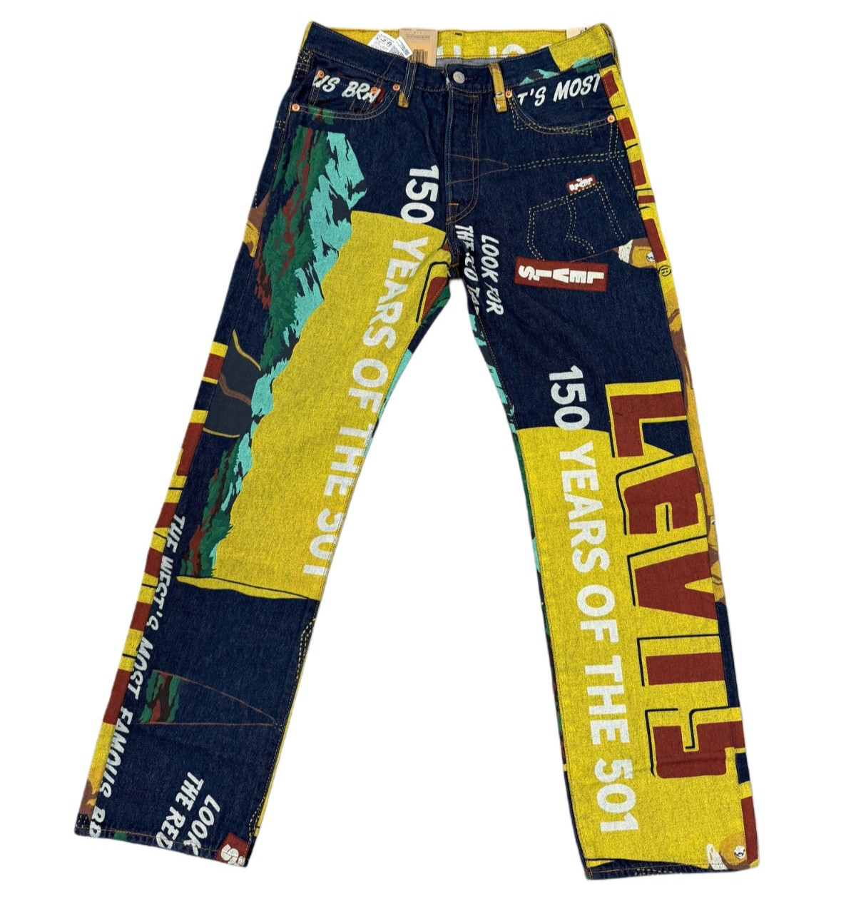 Levi’s 501 150th Anniversary Edition Jeans Mens Vintage Banner Pant 005013424