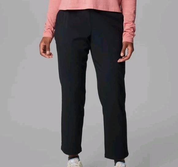 New! Columbia All Seasons Slim Pull-On Black Pants Women’s 2x