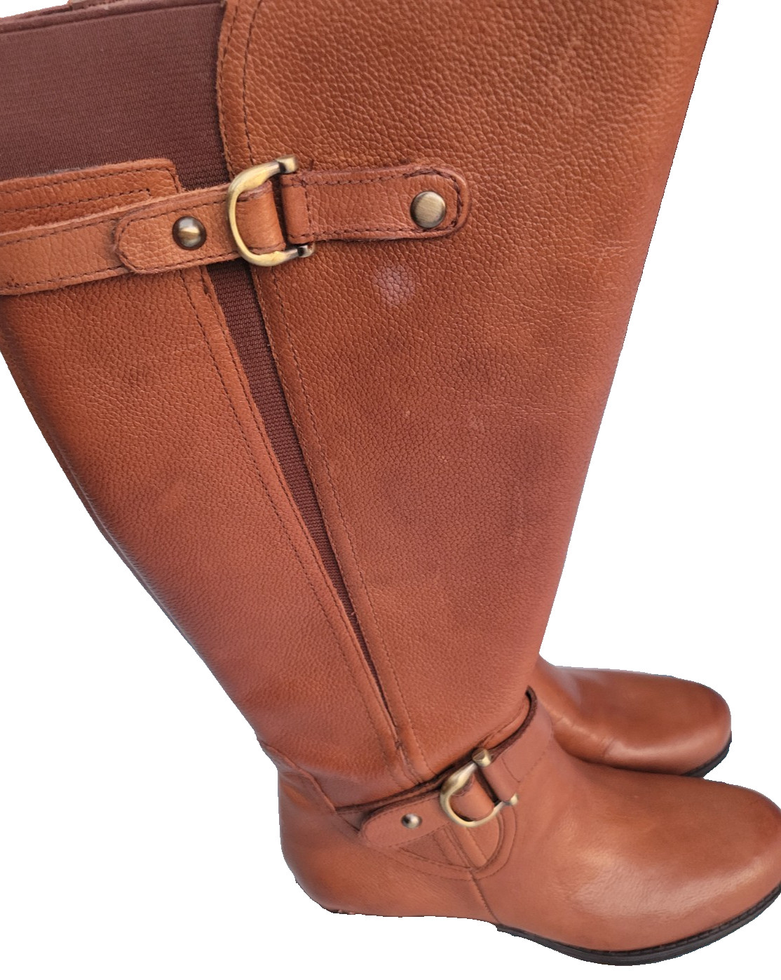 Naturalizer N5 comfort extra wide calf- brown boots