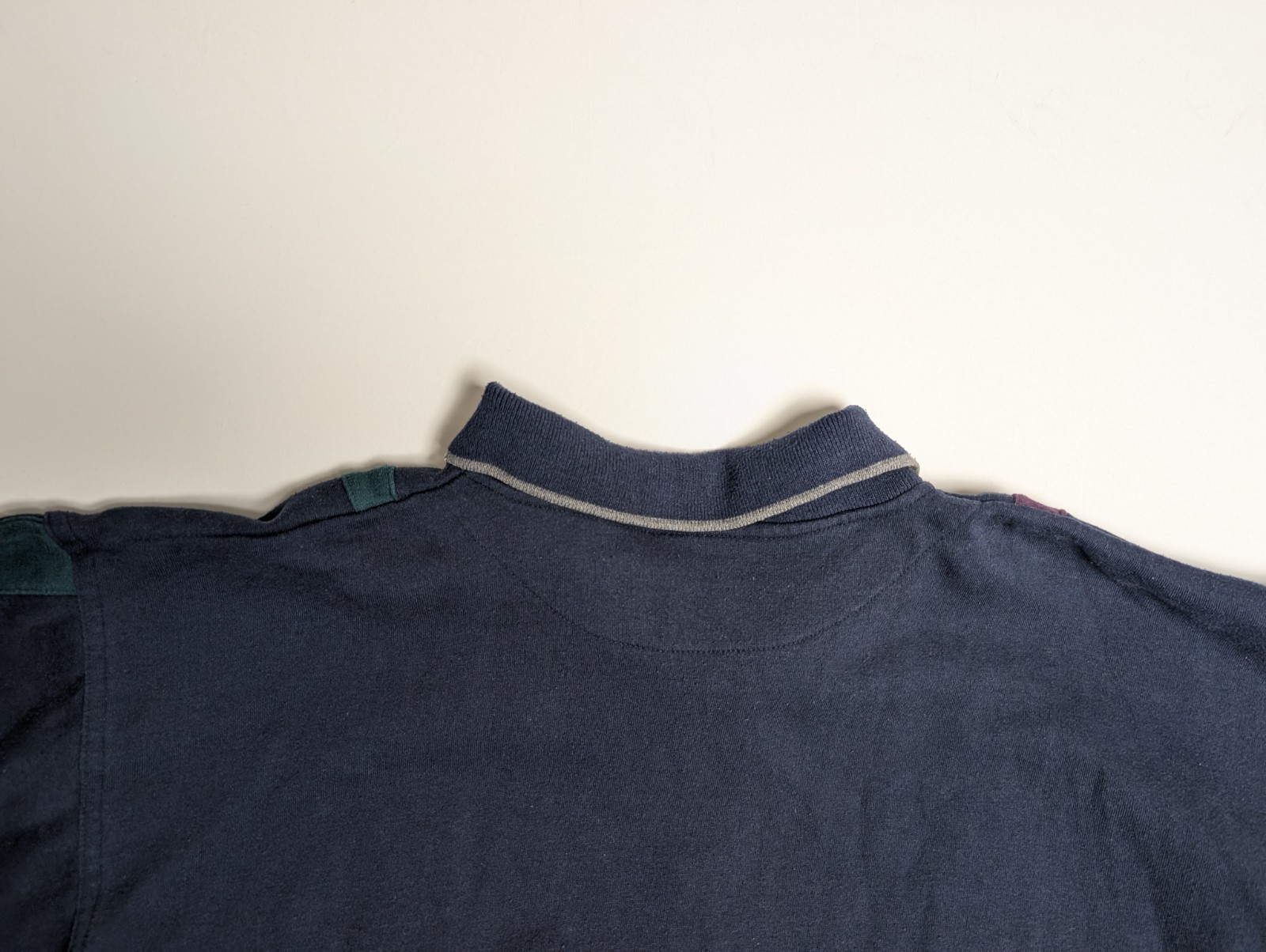 Honors Men’s Multicolor Striped Large Pullover Sweater Collared L Cotton Vintage