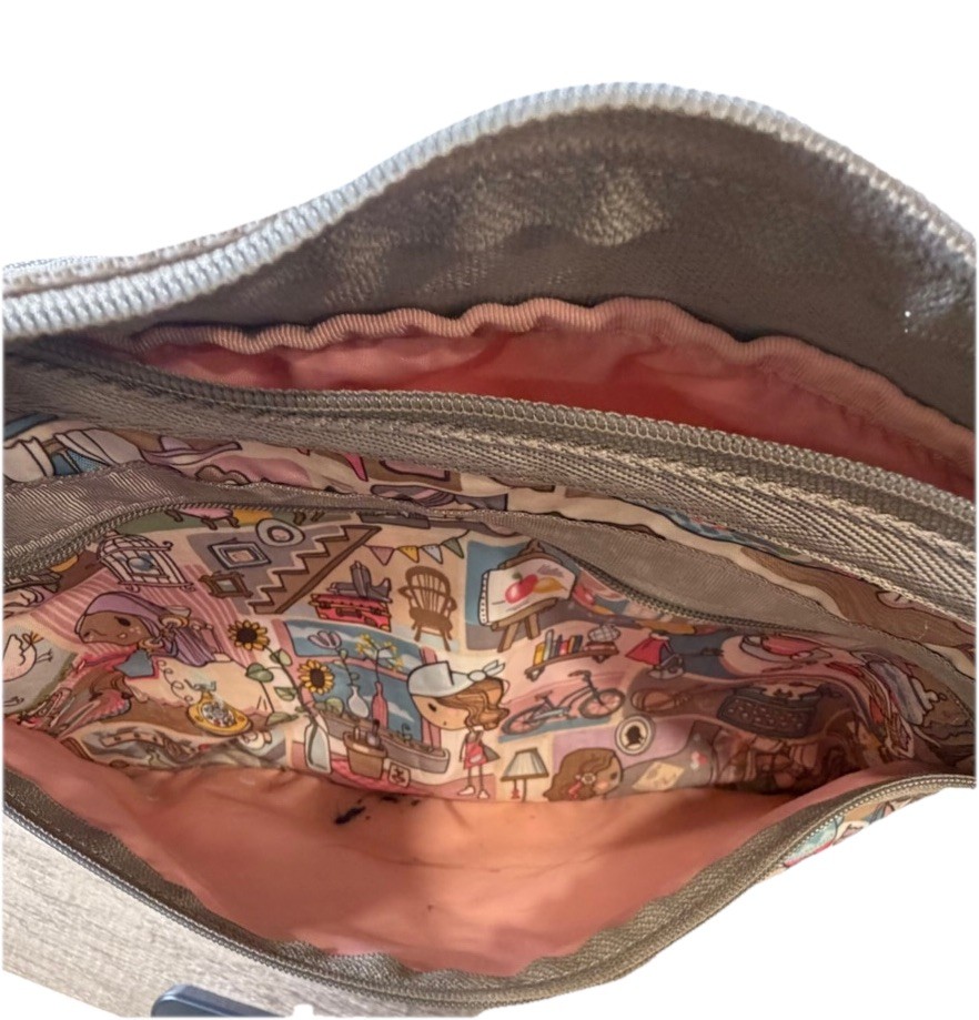LeSportsac Every Day Deluxe Crossbody Shoulder Home Sweet Home Collection