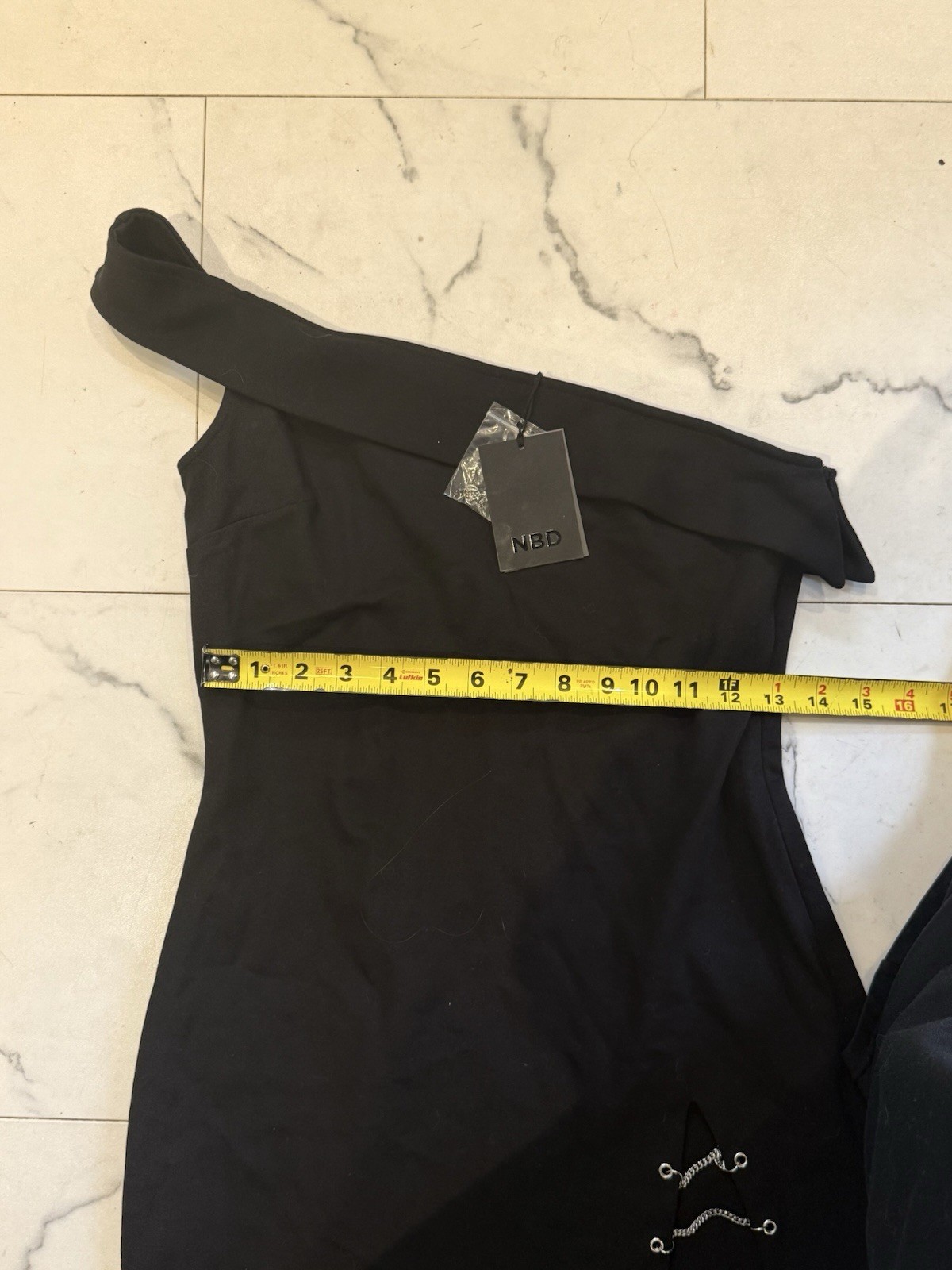 NBD Black Off-Shoulder Mesh Bodycon Mini Dress Sheer Stretch Cut-Out M