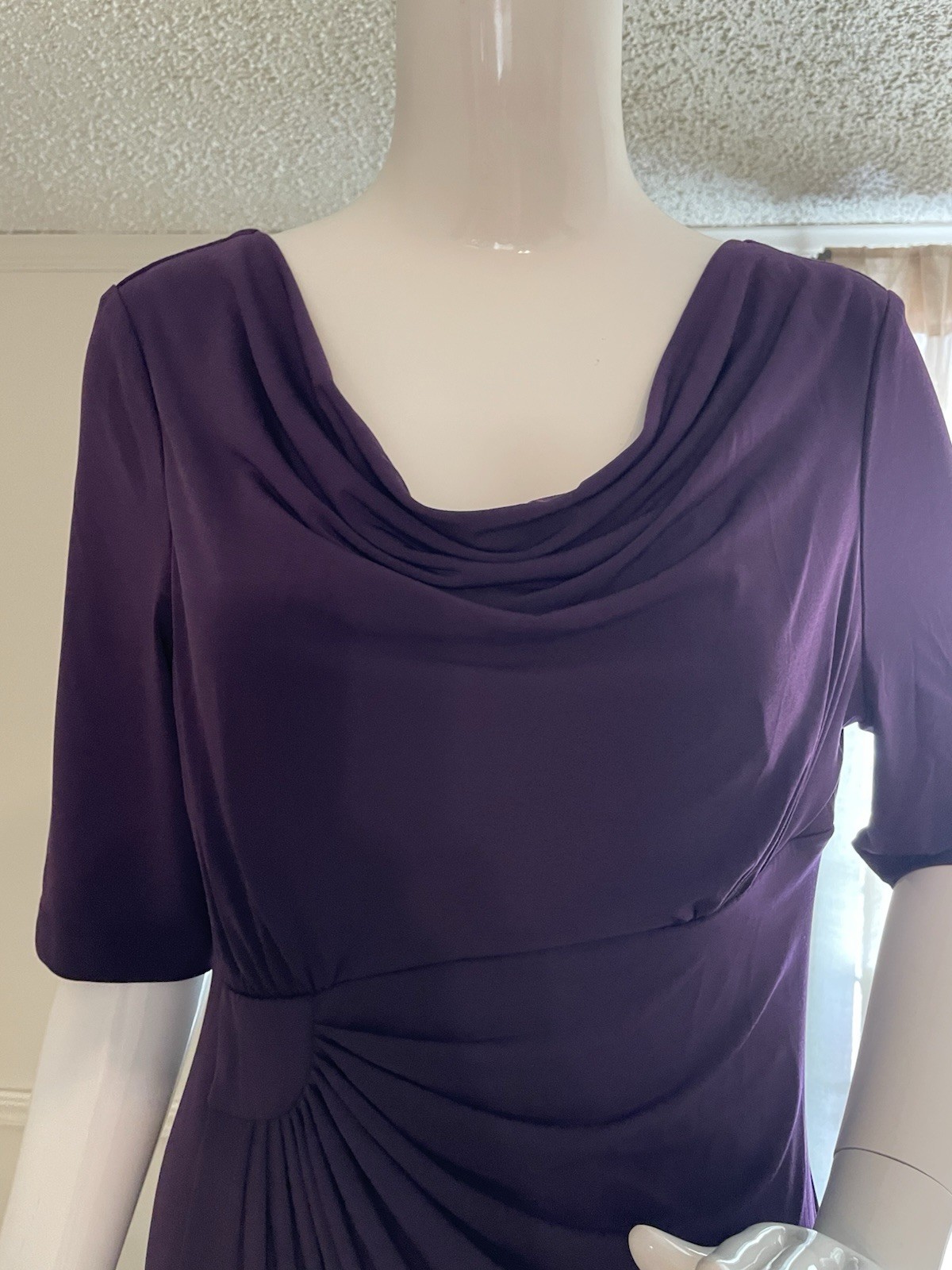 Connected Apparel Size 10 Dress Purple/plum Color