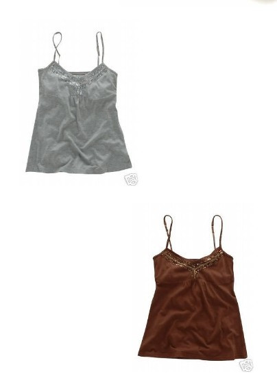NWT Aeropostale Embellished bead/sequin cami top