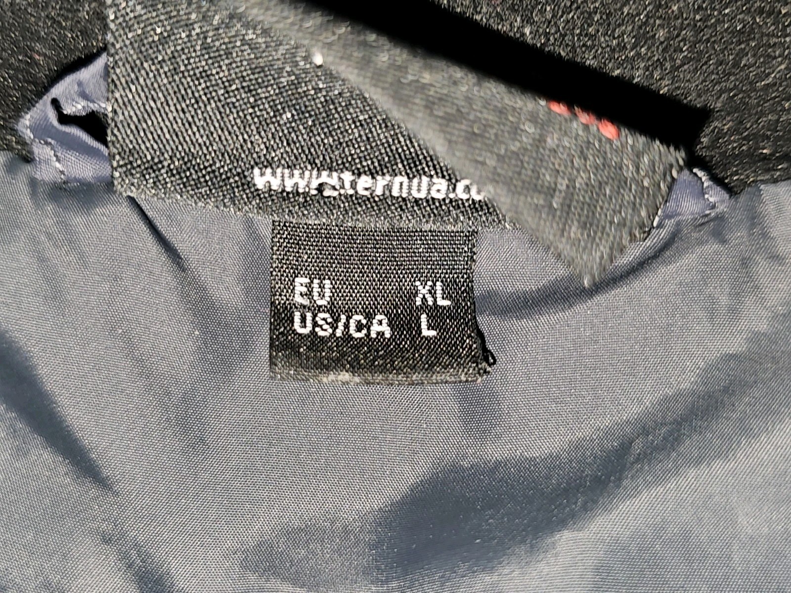 Ternua THERM 40d Microshell Vest Charcoal Grey/Orange Men’s Sz Large