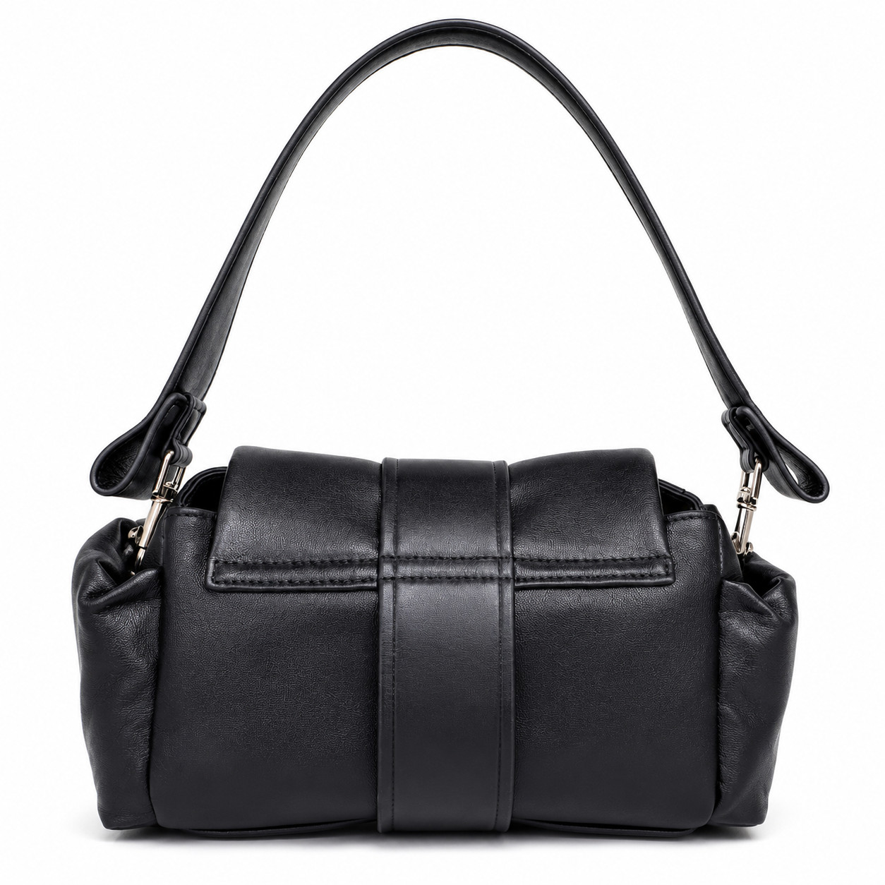 Black Leather Handbag Women Shoulder Bag Tote Purse New Outlet Fashion
