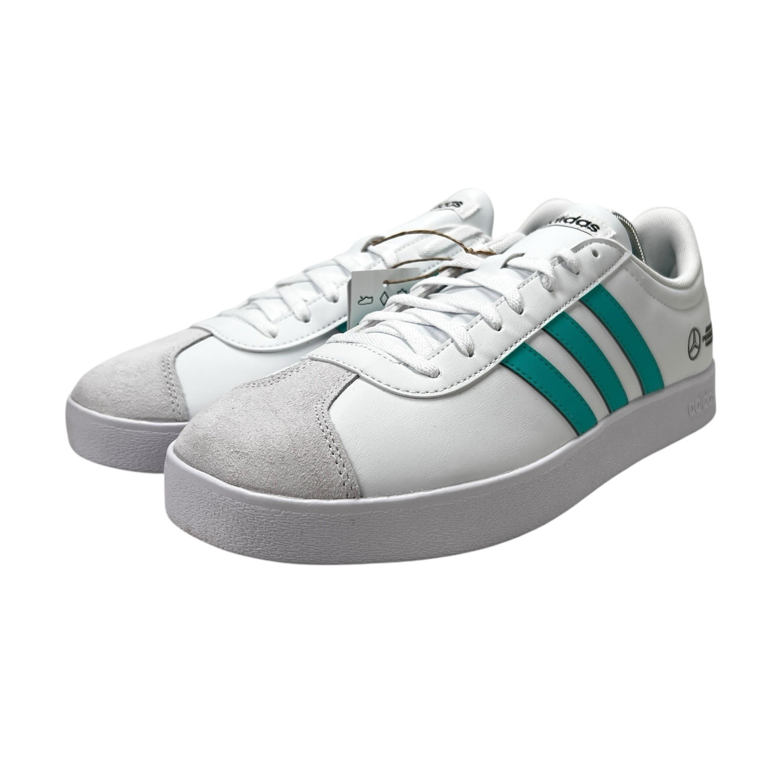 Adidas VL Court Mercedes AMG Petronas Formula One Team Shoes JR1069 Mens Sz 8-12