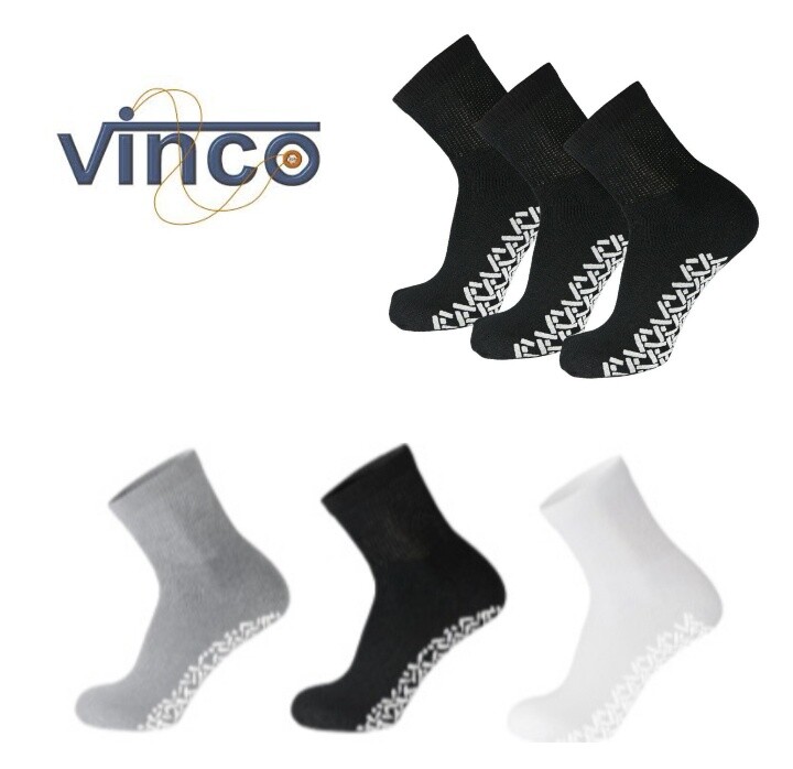 Non-Skid Diabetic Ankle Quarter Socks Non Binding Loose Fit Top Men’s Women’s