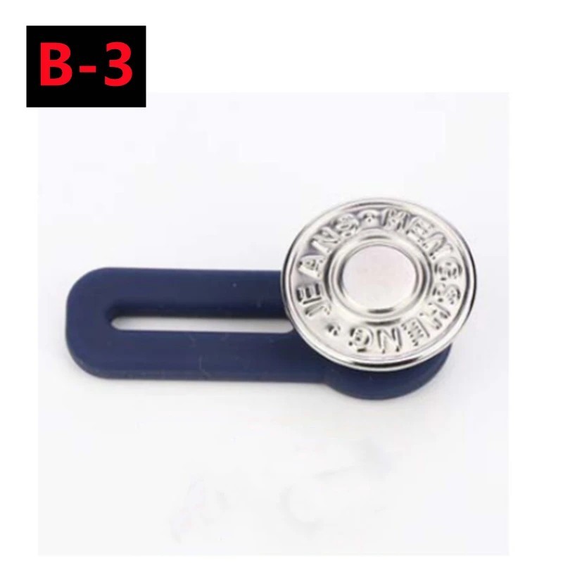 5PCS Expander Button Pants Waist Extender Metal Adjustable Retractable For Jeans