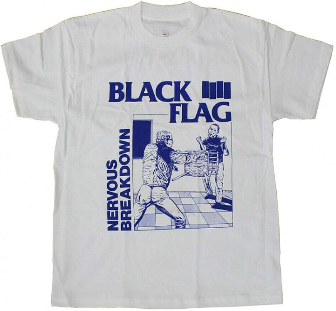 Black Flag T-Shirt Nervous Breakdown Punk Band Tee EN139