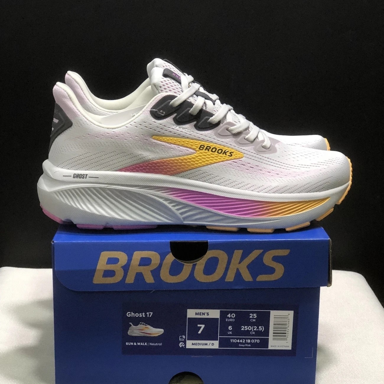 NEW brooks Ghost 17 Men’s and women’s cushioning running sports shoes