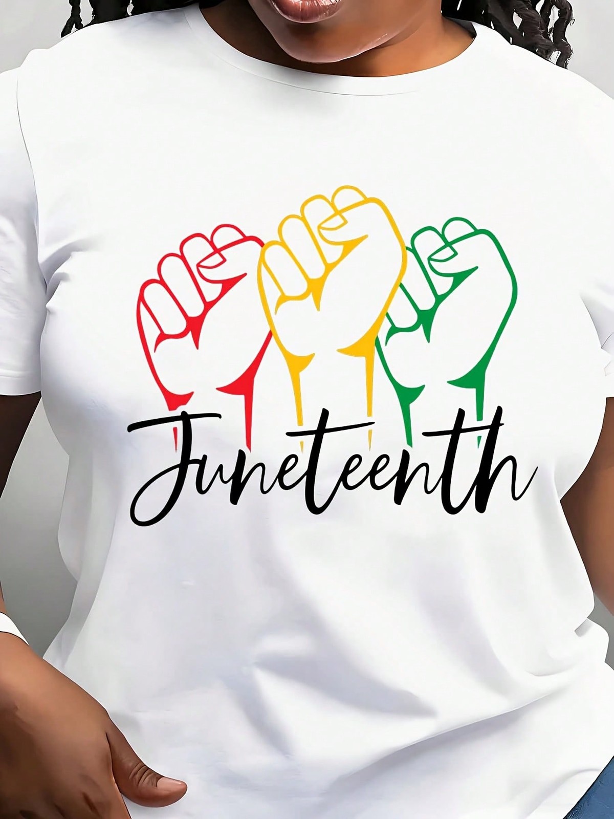 Juneteenth Fist Design Women’s T-Shirt