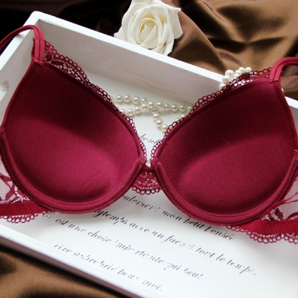 Floral Embroidery Underwire Bra Lot Push Up Padded Enhancer Bra Set Panties AB C