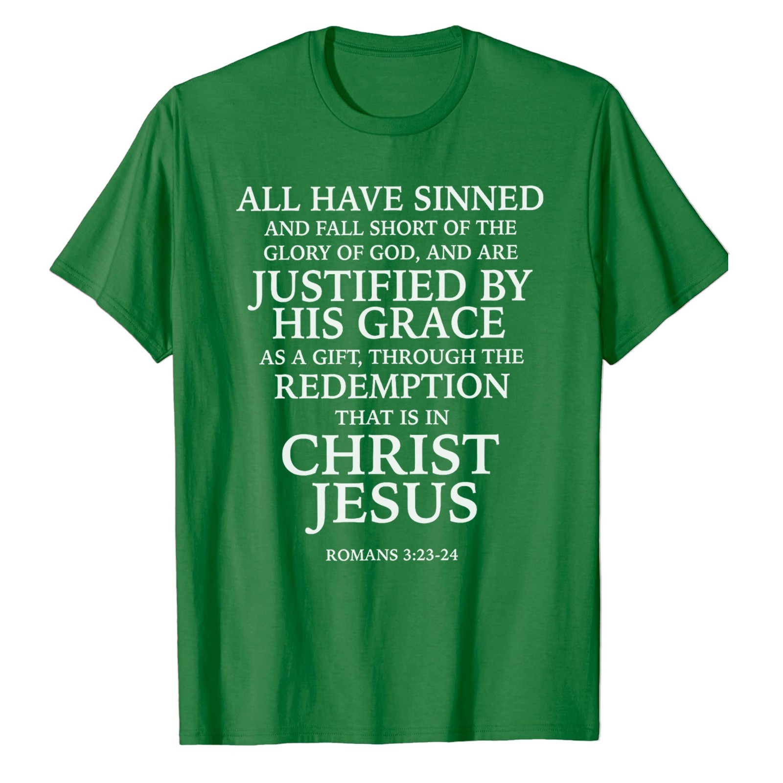 Redemption Jesus Christ Roman T-Shirt Faith in God Christian Bible Catholic Tee