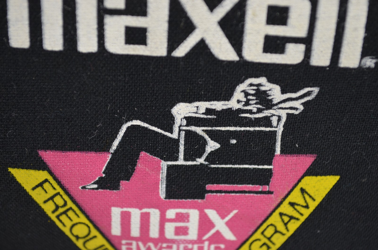 Maxell Cassette Tape Audio Blown Away Rare Vintage Frequent Buyer Program Bag