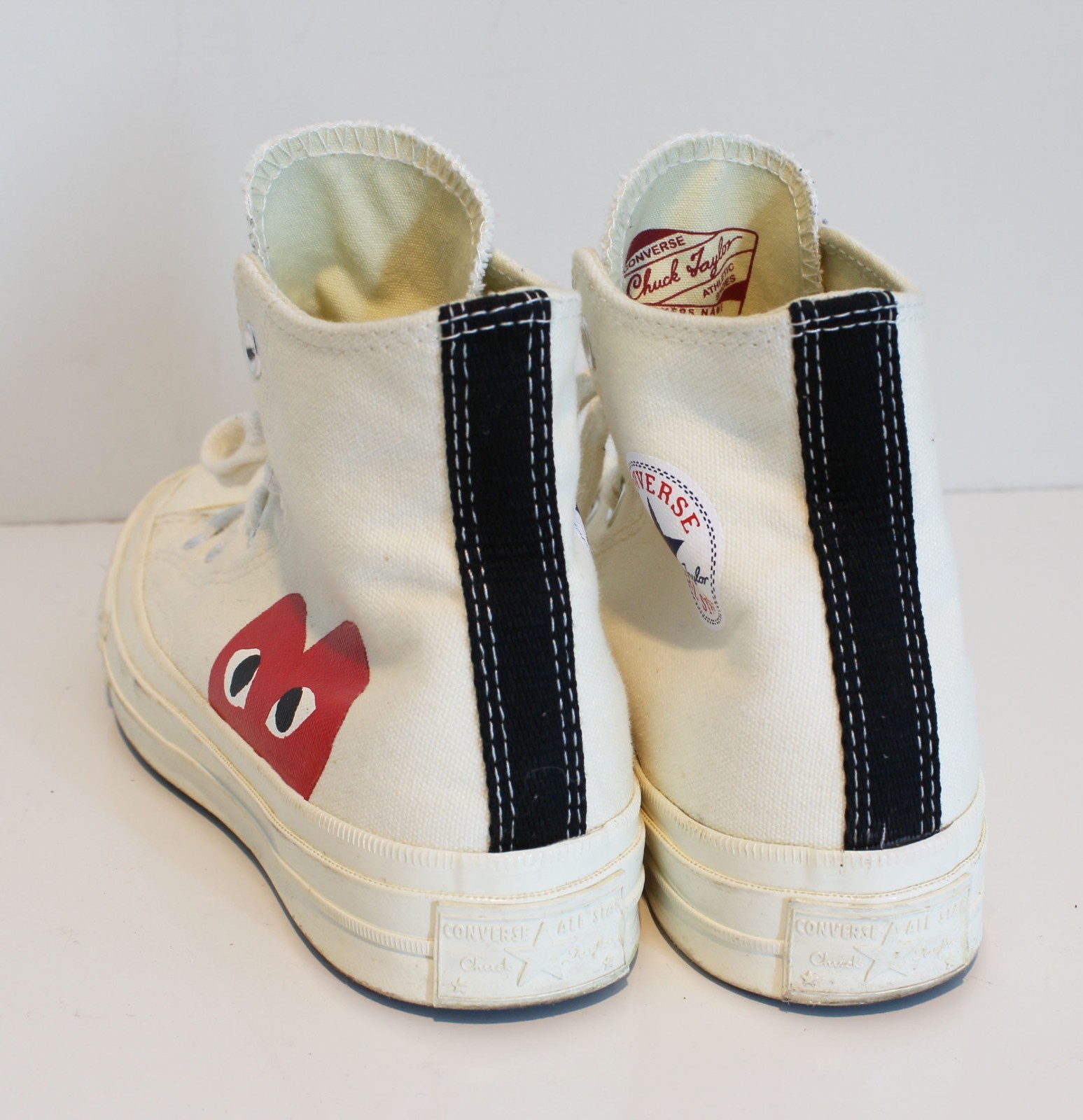 Comme Des Garçons Converse Heart Chucks White Size Men 4 Women 6