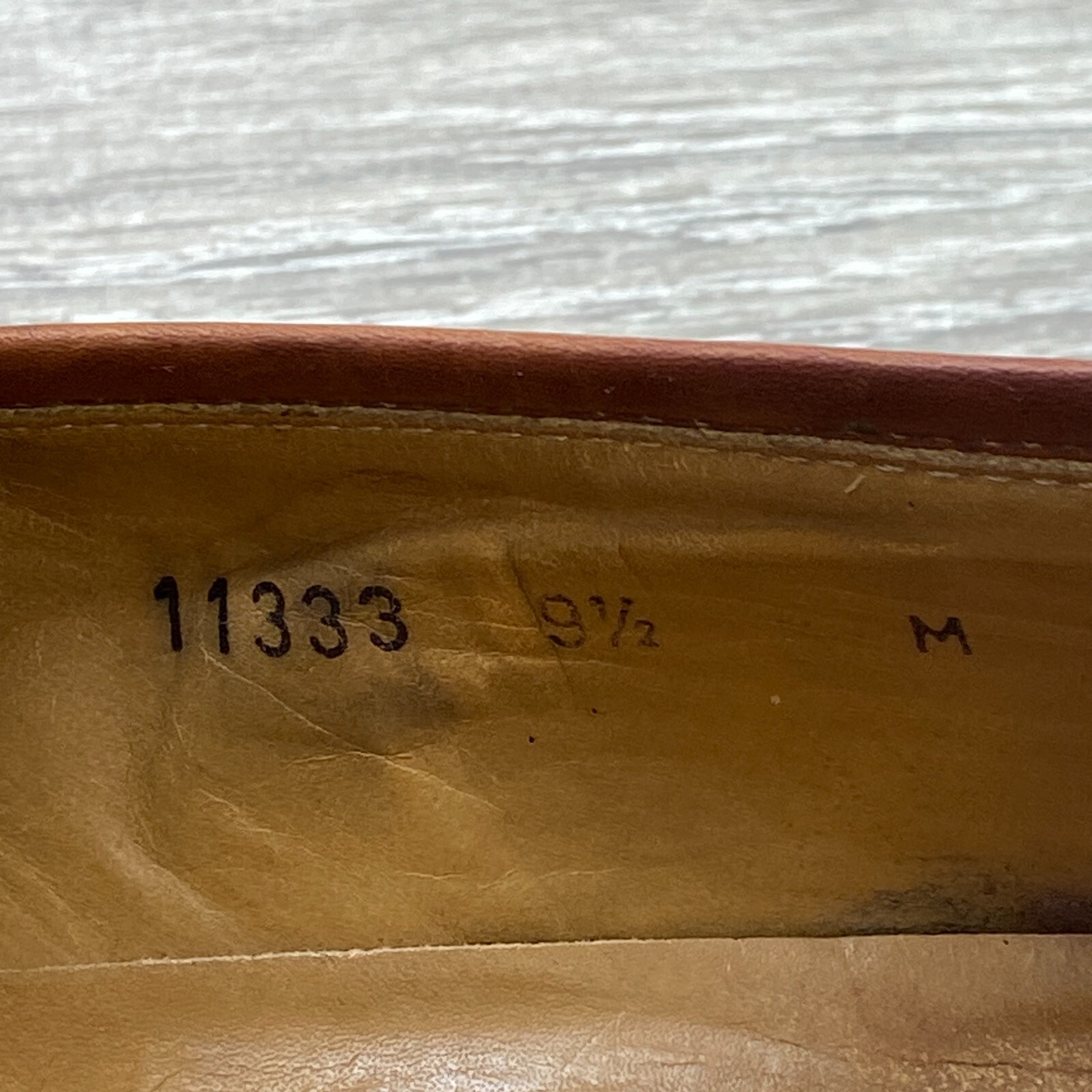Magnanni Sasso Brown Leather Penny Loafers Mens 9.5 M Dress Shoes Made in Spain