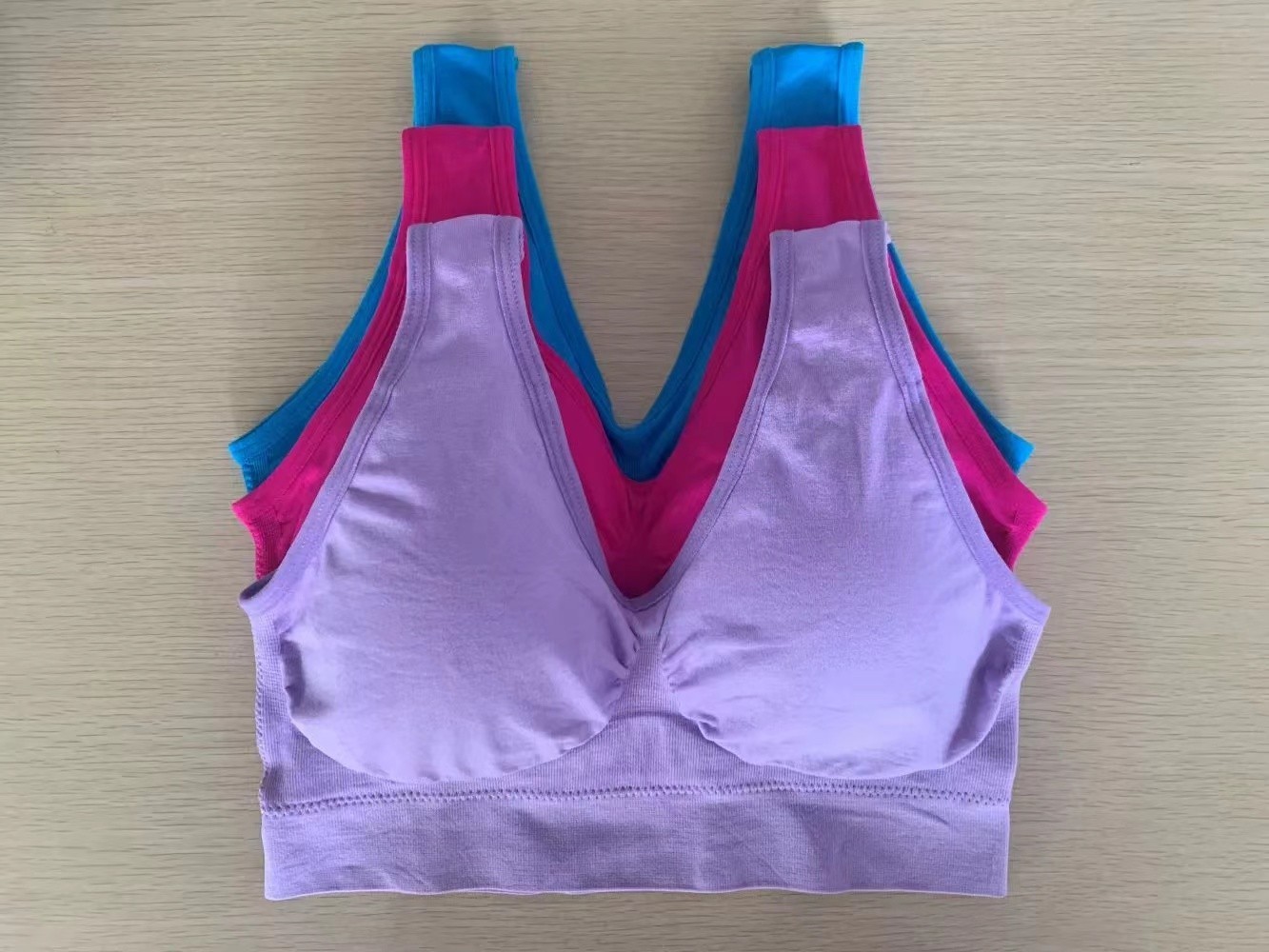 2026 PACK OF 3 Genie Bra Seamless Stretch Comfort Sports Top Shapewear Vest Lot