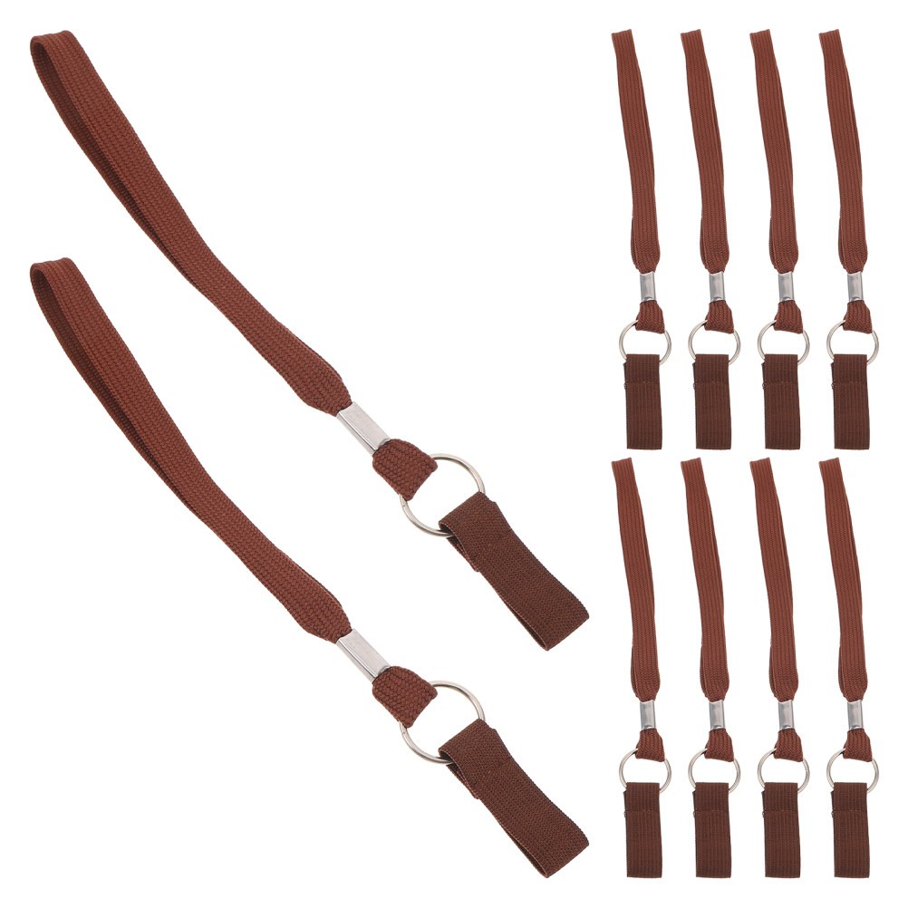 10 Pcs Walking Cane Strap Canes for Seniors Adjustable Wrist Stick Replacement