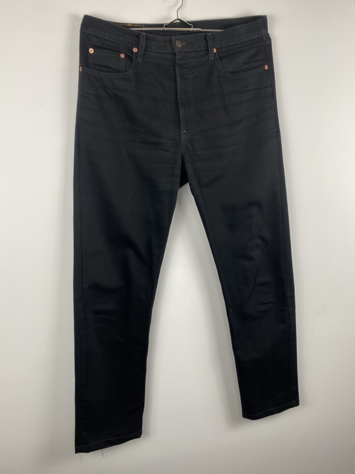 Levi’s 615 Orange Tab Black Jeans W36 L36 Made in USA Vintage Y2K