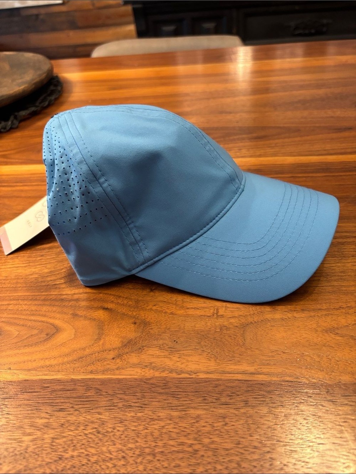 NWT New Calia Golf Tranquil Blue Ponytail Hat Adjustable One Size