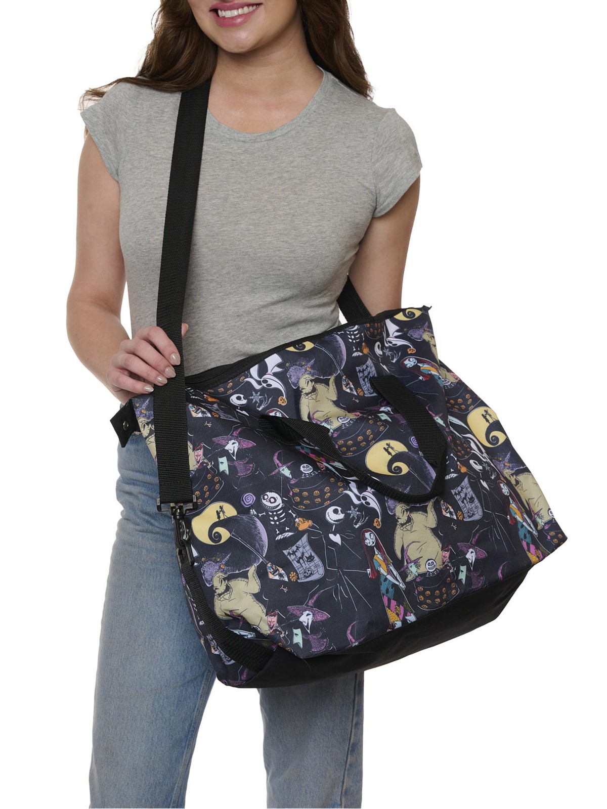 Nightmare Before Christmas Jack Duffel Bag Travel Weekender Carry-On Large