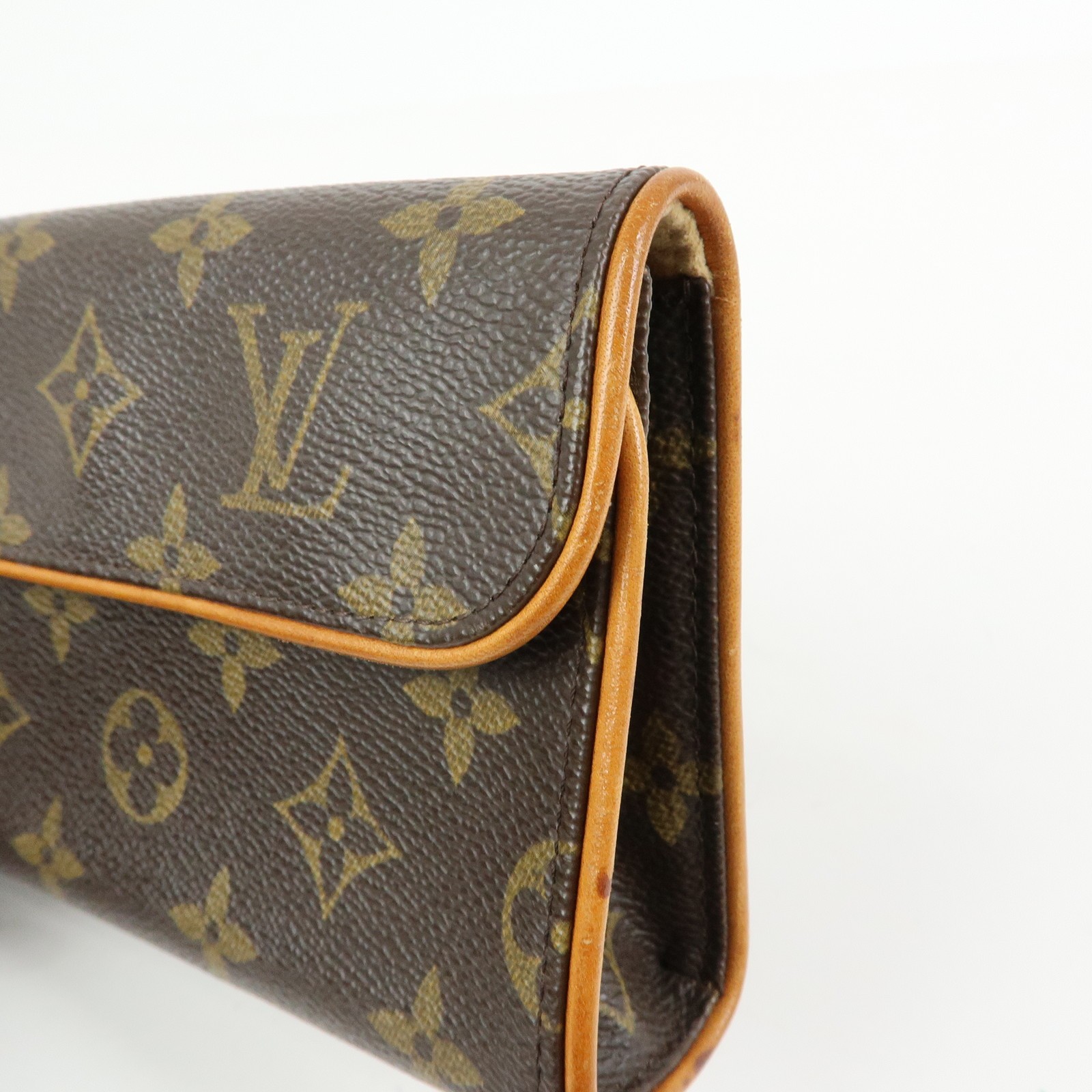 Louis Vuitton Monogram Pochette Florentine XS Waist Bag Belt M51855 Used F/S