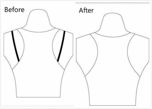 Cleavage Control Holder Clips Hide Bra Clasp Strap Buckle Adjust Converter