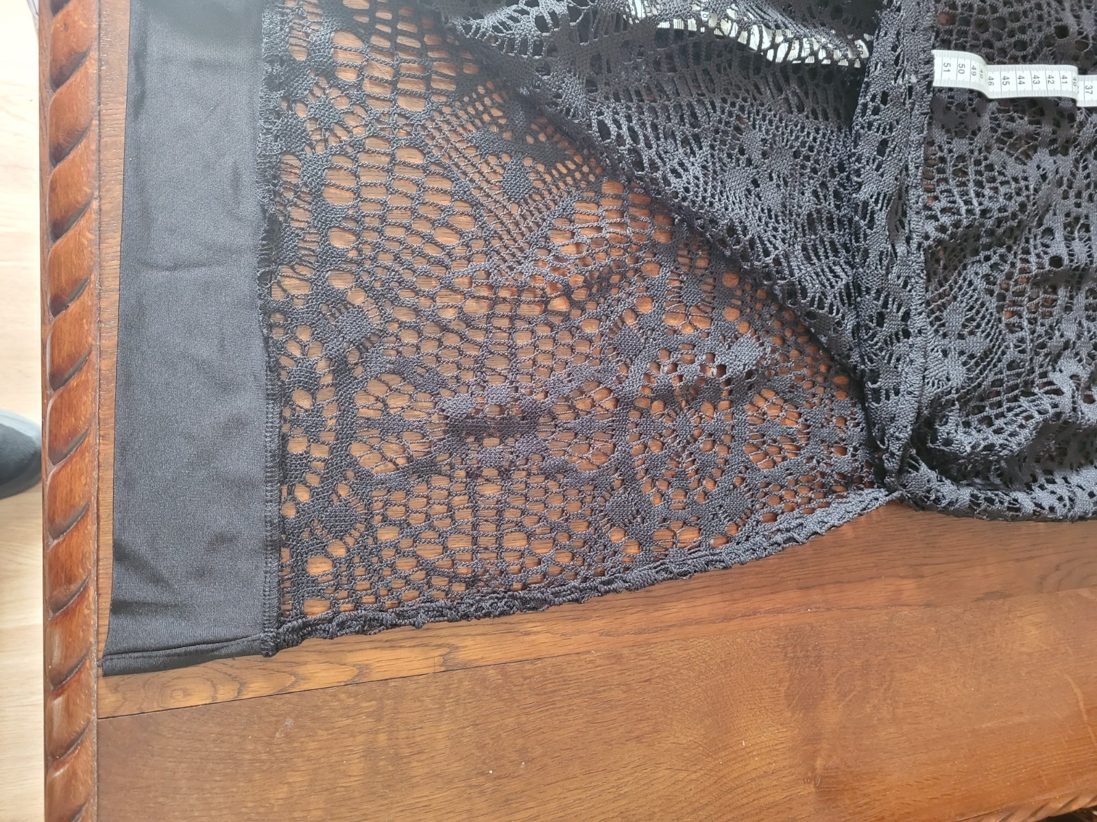 TS Taking Shape NWT Black Mesh Lace Sleeveless Tunic Dress Plus Size M (20)