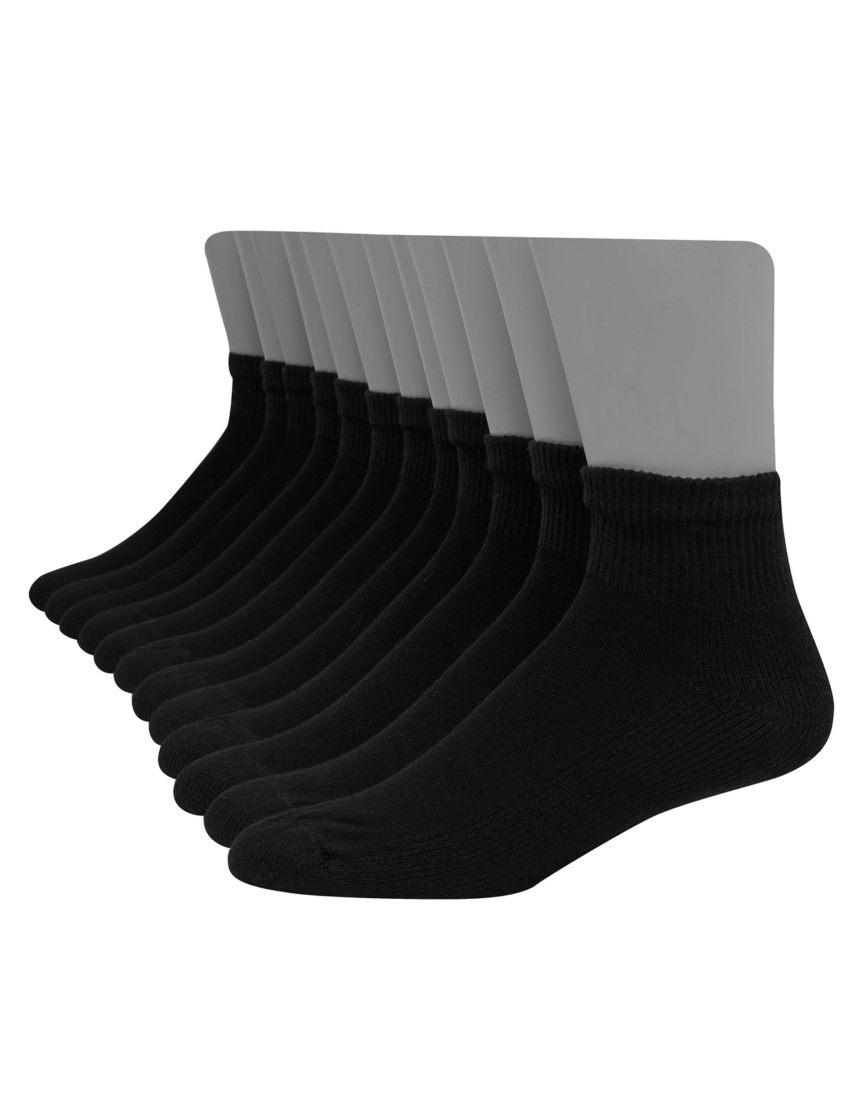 Hanes Ankle Socks 12-Pack Men’s Ultimate Wicking Cool Comfort Oder Control 6-12