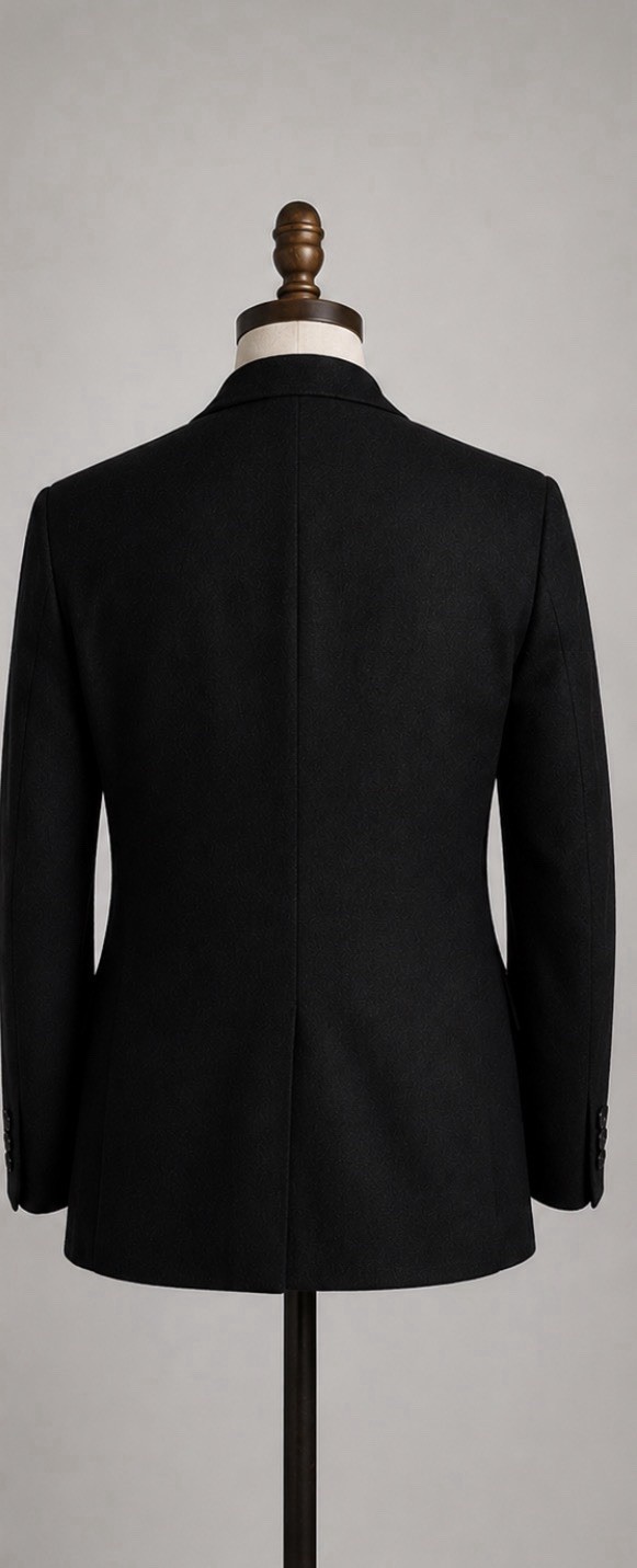 Jos A Bank 100% Camel Hair Sport Coat Blazer Black Mens 42L 2 Button Classic