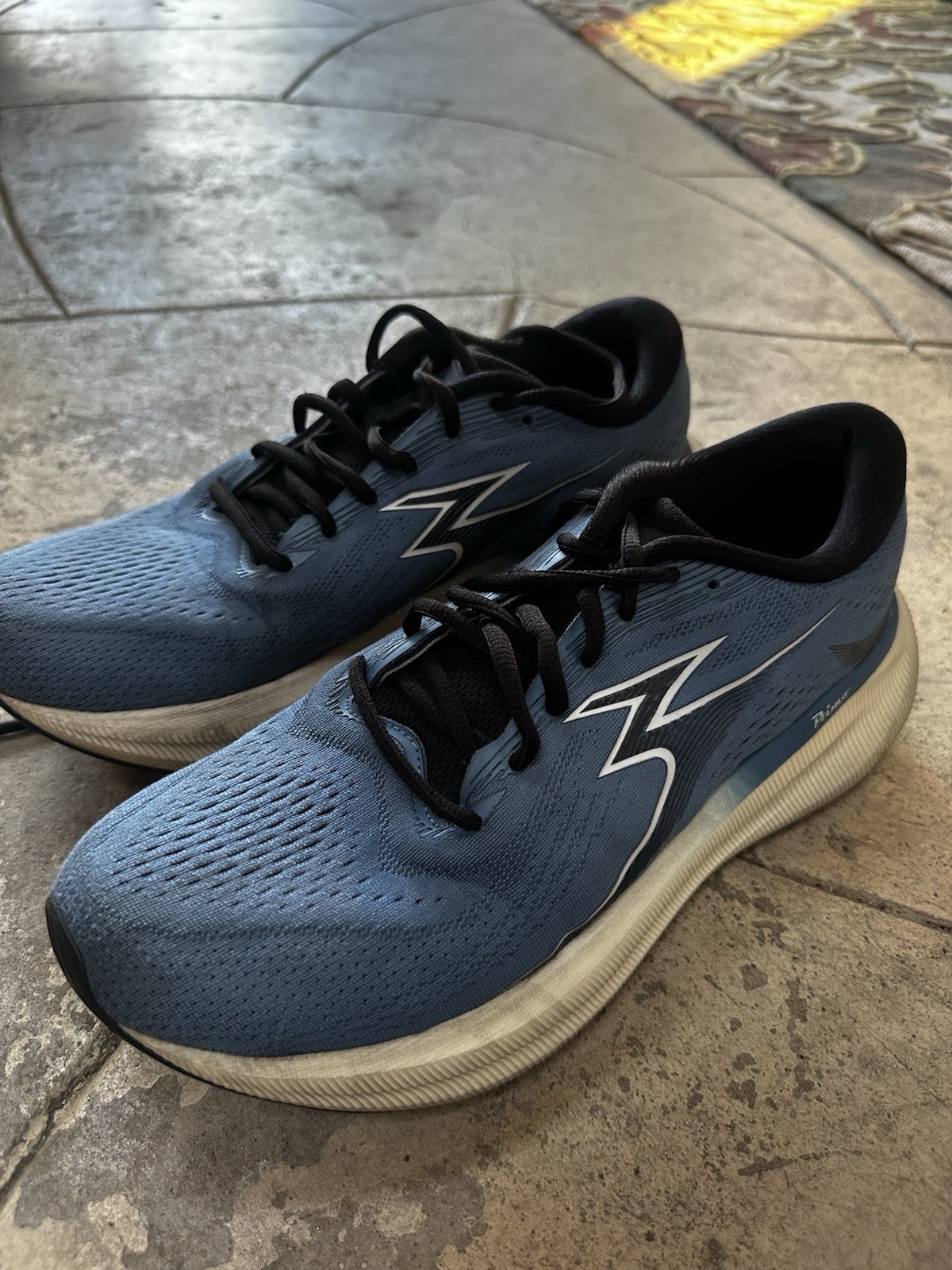 361° eleos Men’s Low Top Lace Up Running & Jogging Sneakers Blue Y2427-6800