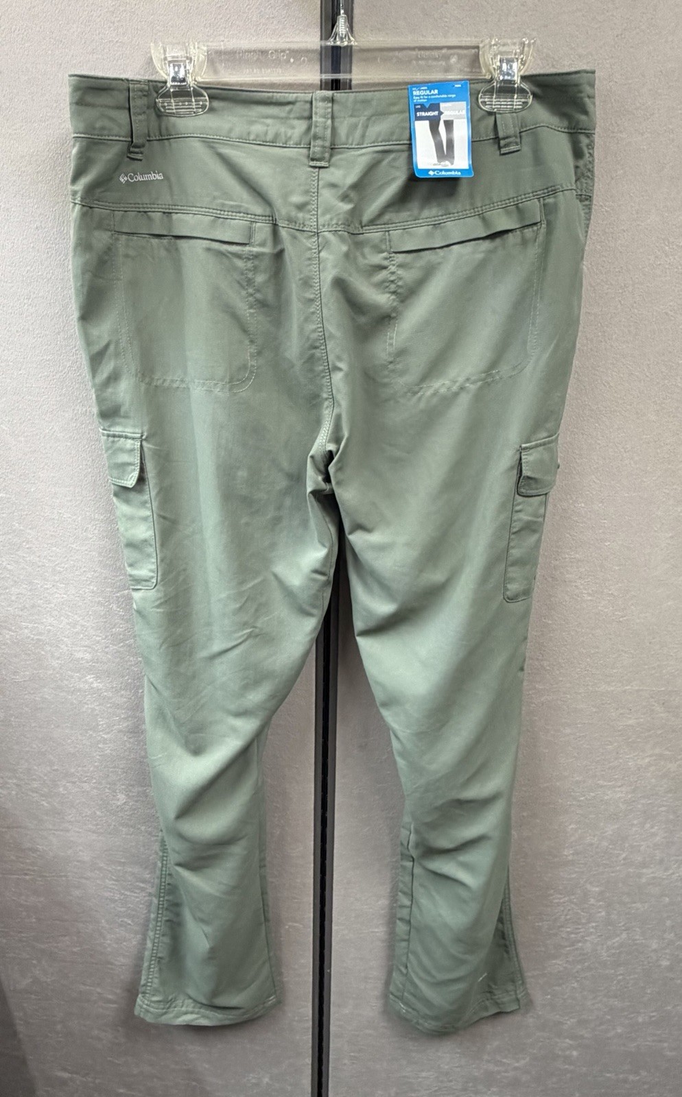 Columbia Women’s All Seasons Pull-On Hiking Pants Olive Green Omni-Wick Size 12