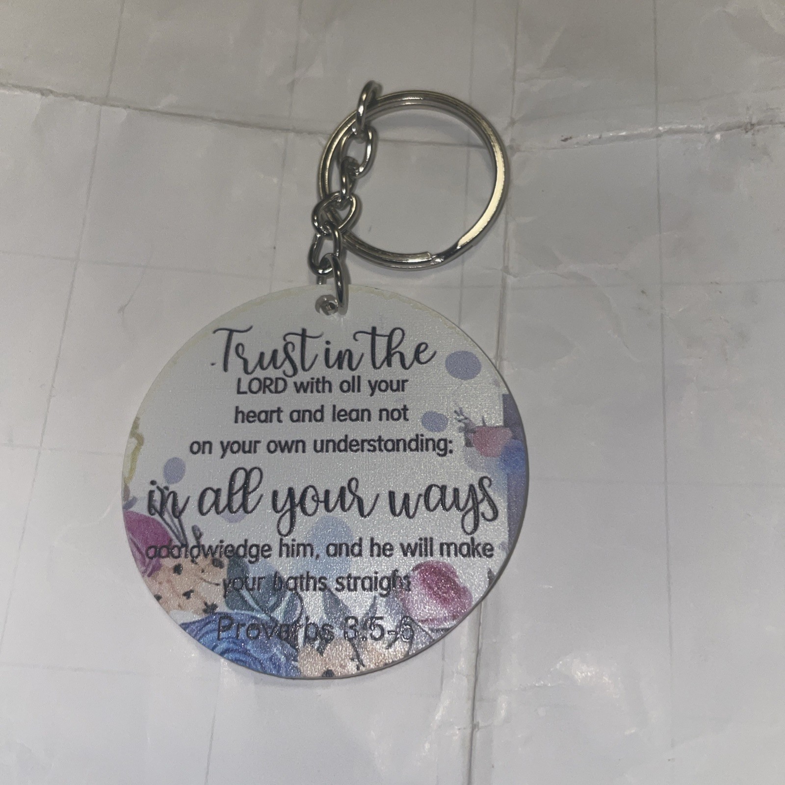inspirational keychain
