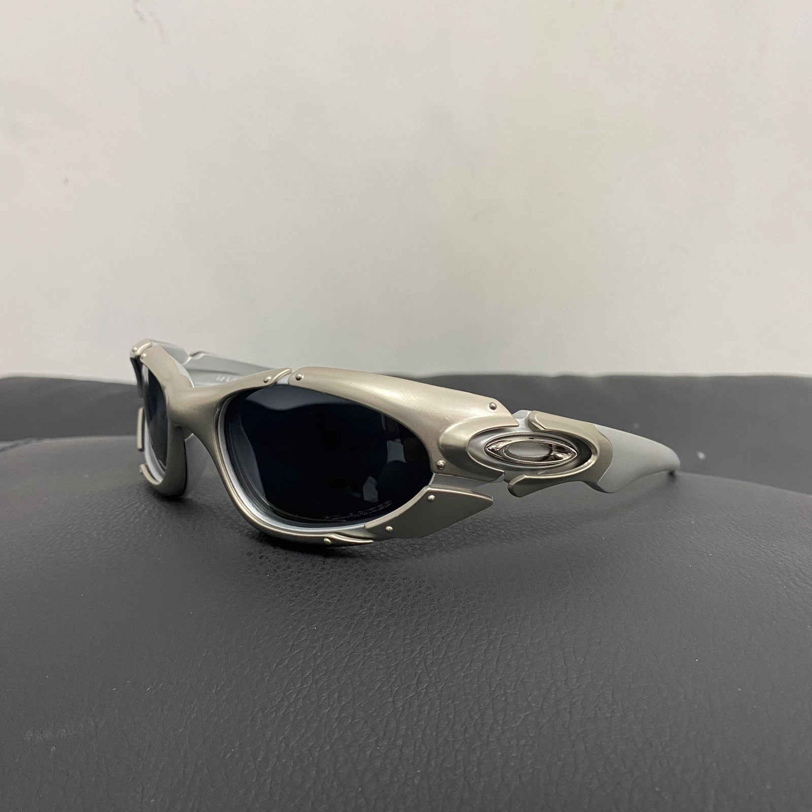 Vintage Oakley 90s Plate sunglasses Polarized Black Lens Y2K GorpCore Hypev