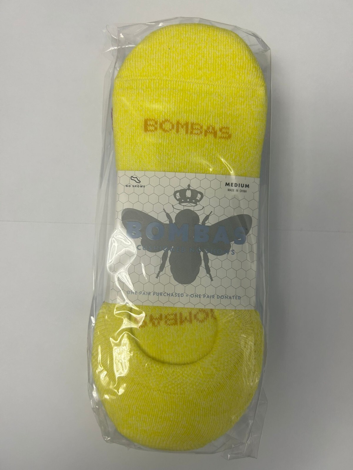 4 colored pairs BOMBAS Women’s Cushioned No Show Sock Size (Medium)