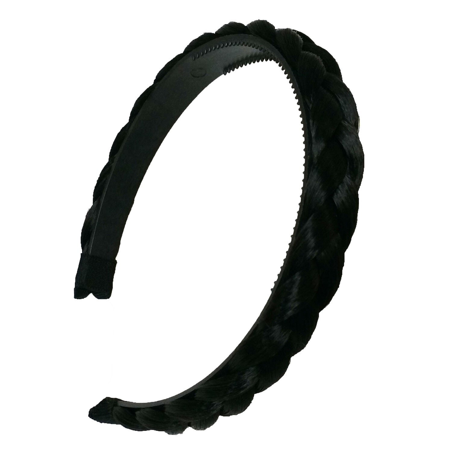 2 pcs Hair Headband Braided Plaited Headband Synthetic Hairband for Women Girls