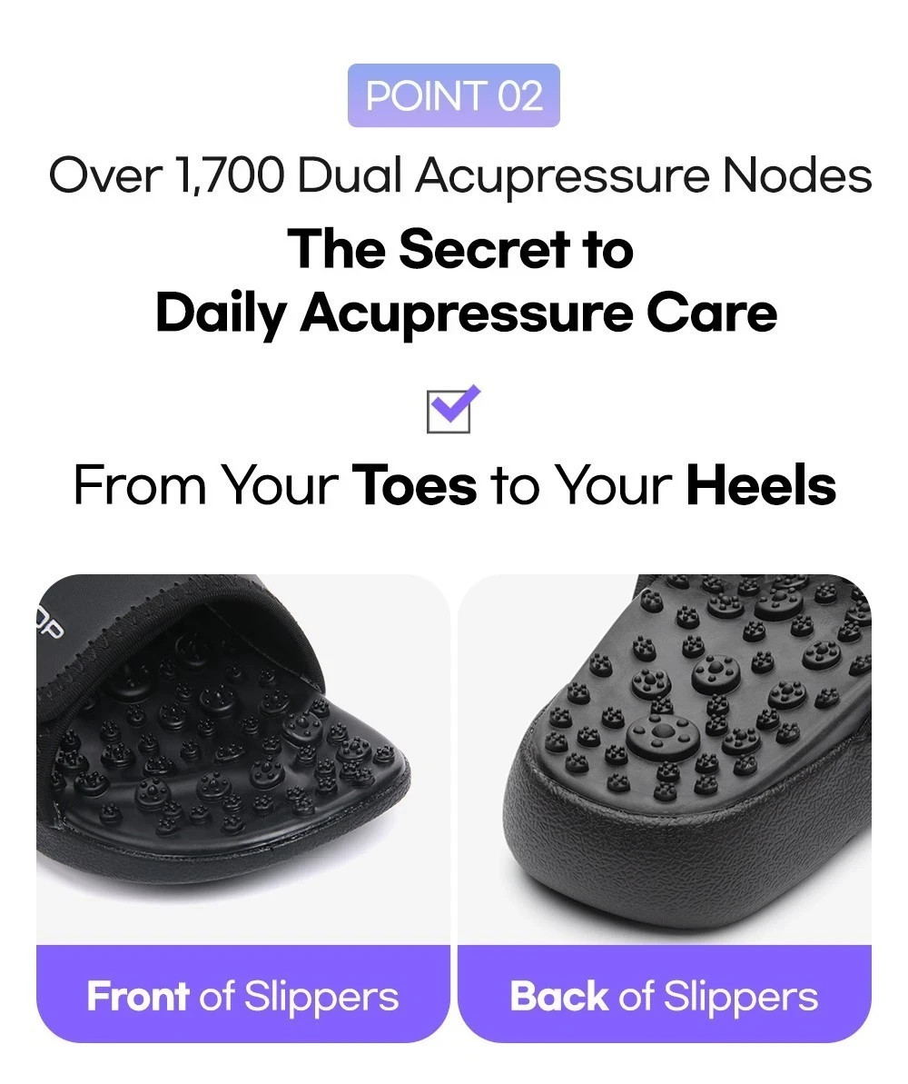 Slippers – Foot Massage Diet 3D Arch, Unisex