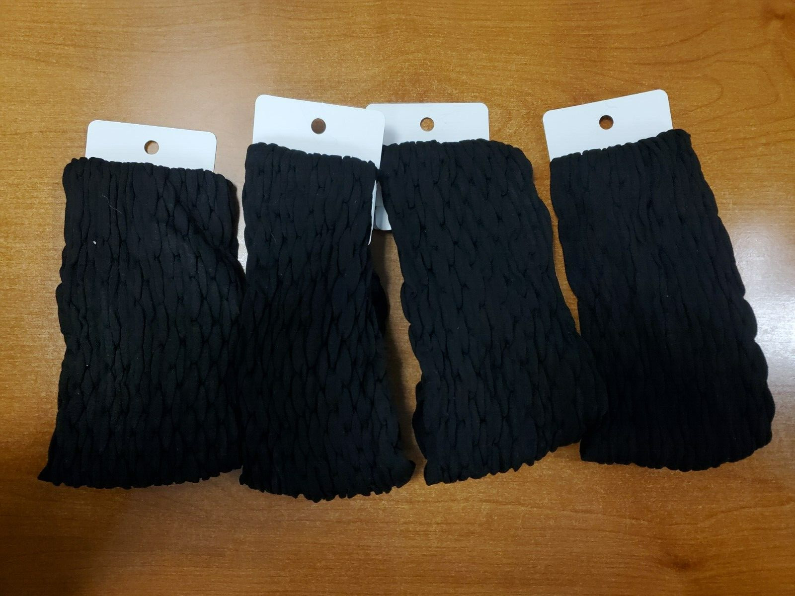 4 Pack: Scunci Extra Wide Twist Headwrap Black Headband (3722-R9P1b)