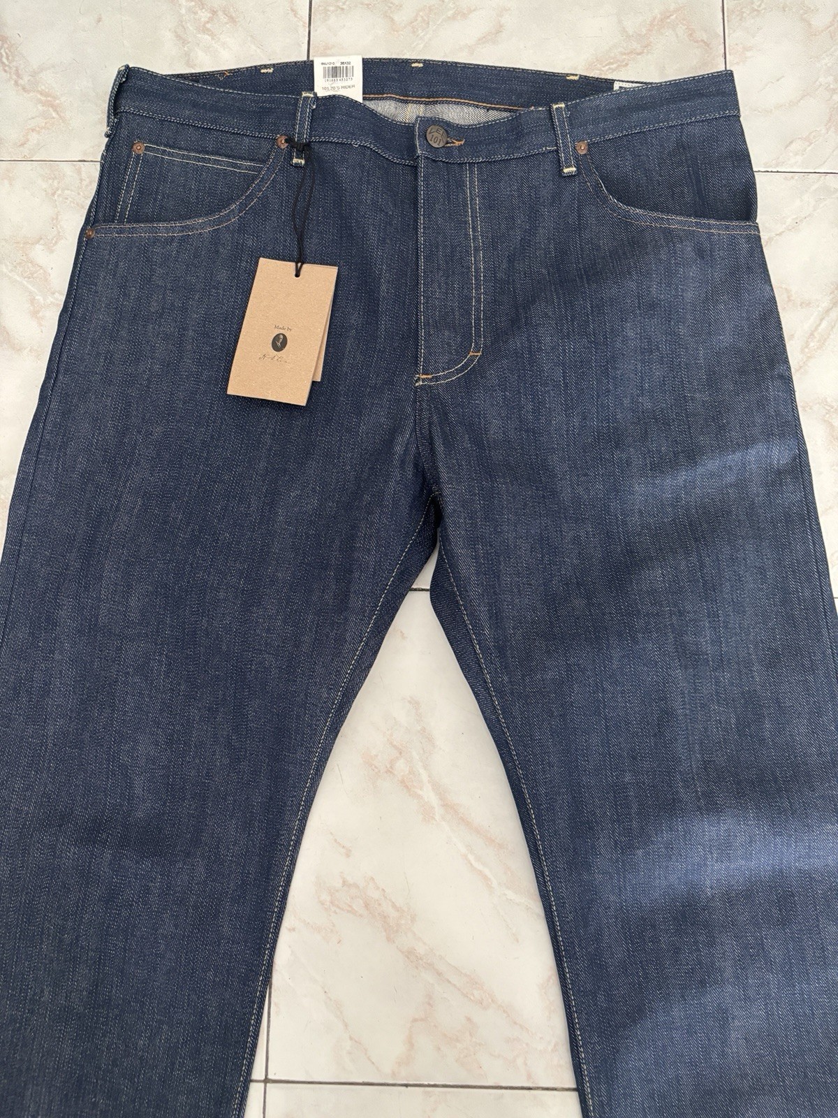 LEE Jeans 101 Japan Sanforized Selvedge Denim Made in Italy Men’s Size 36×32