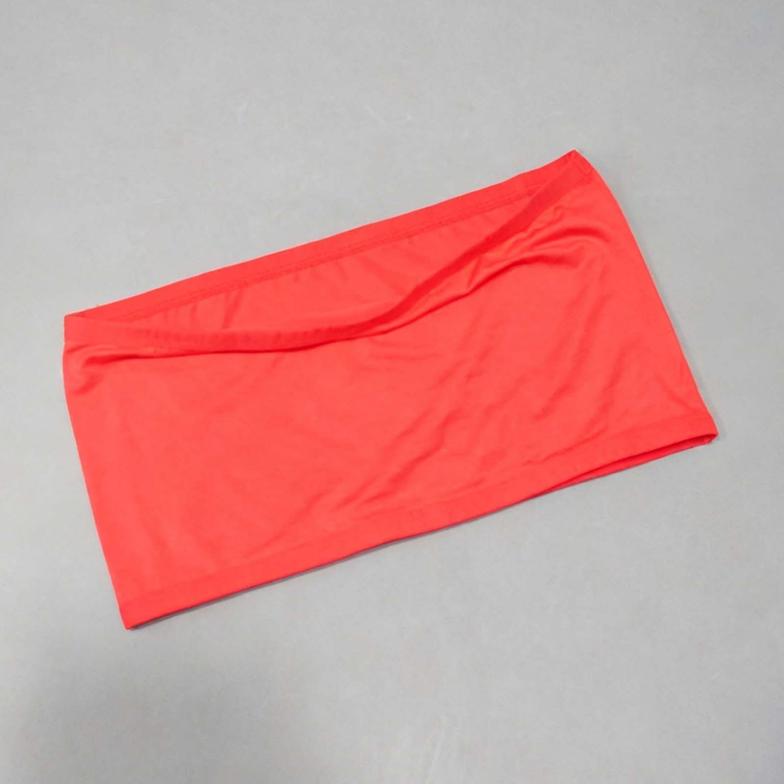 Women Strapless Modal Cotton Bandeau Bra Anti Slip No Pad Plus Size Summer Crop