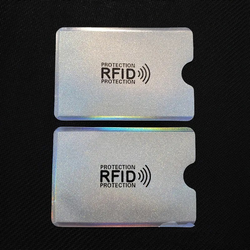 10PCS Anti RFID Blocking Card Sleeve-Secure Credit/Debit Card Holder ID Wallet