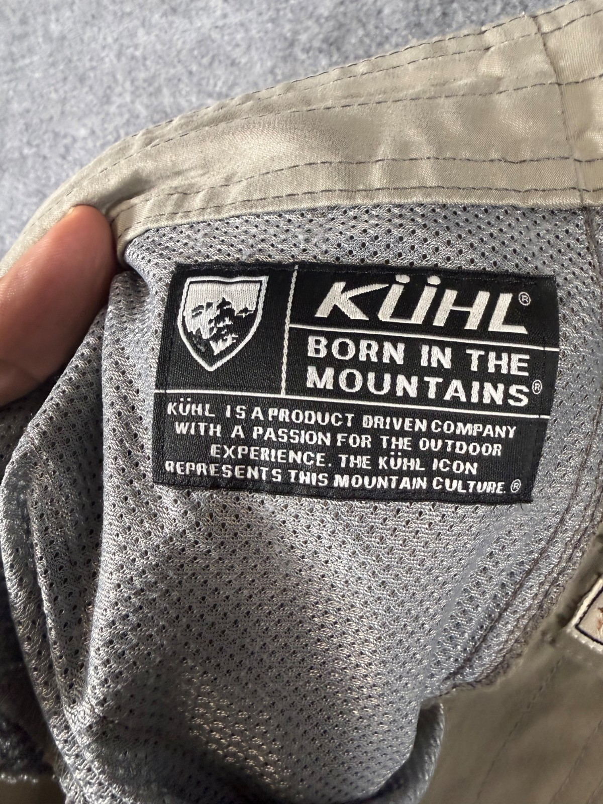 Kuhl Hiking Camping Shorts Mens 36 Khaki Beige Stretch Outdoor Utility Pockets