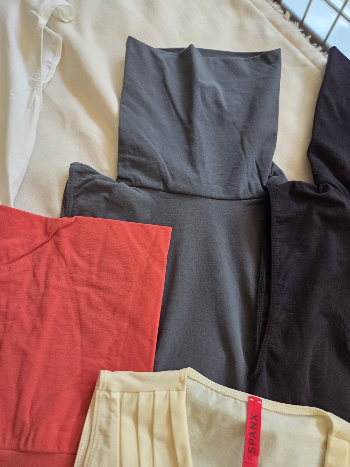 Lot of TEN (10!) Spanx Lightweight Stretch Tops Color & Style Variety Medium