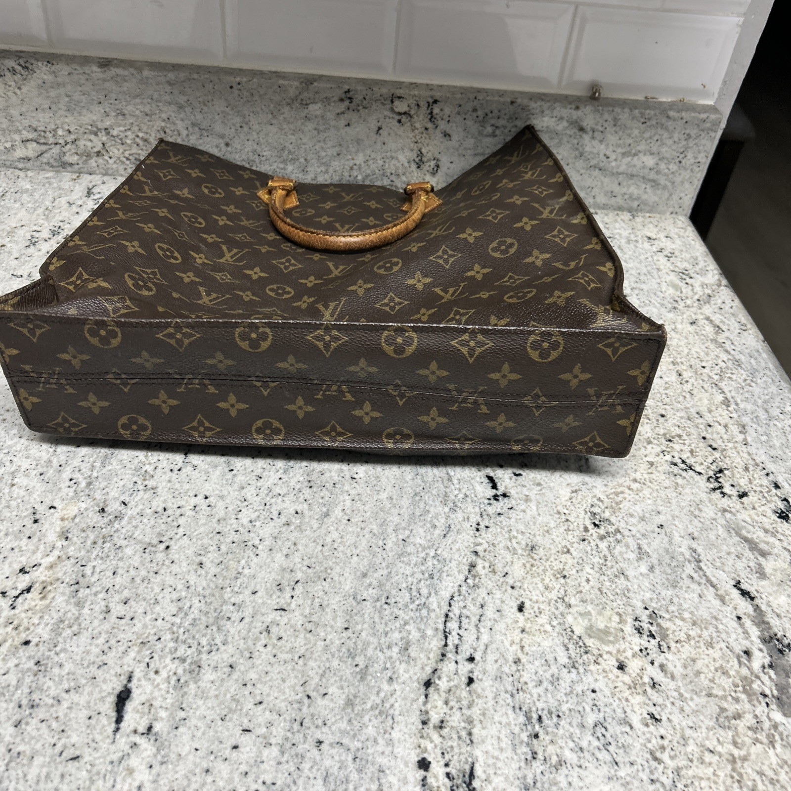 Vintage Louis Vuitton Brown Monogram Canvas Sac Plat – 1 OWNER 🔥🔥