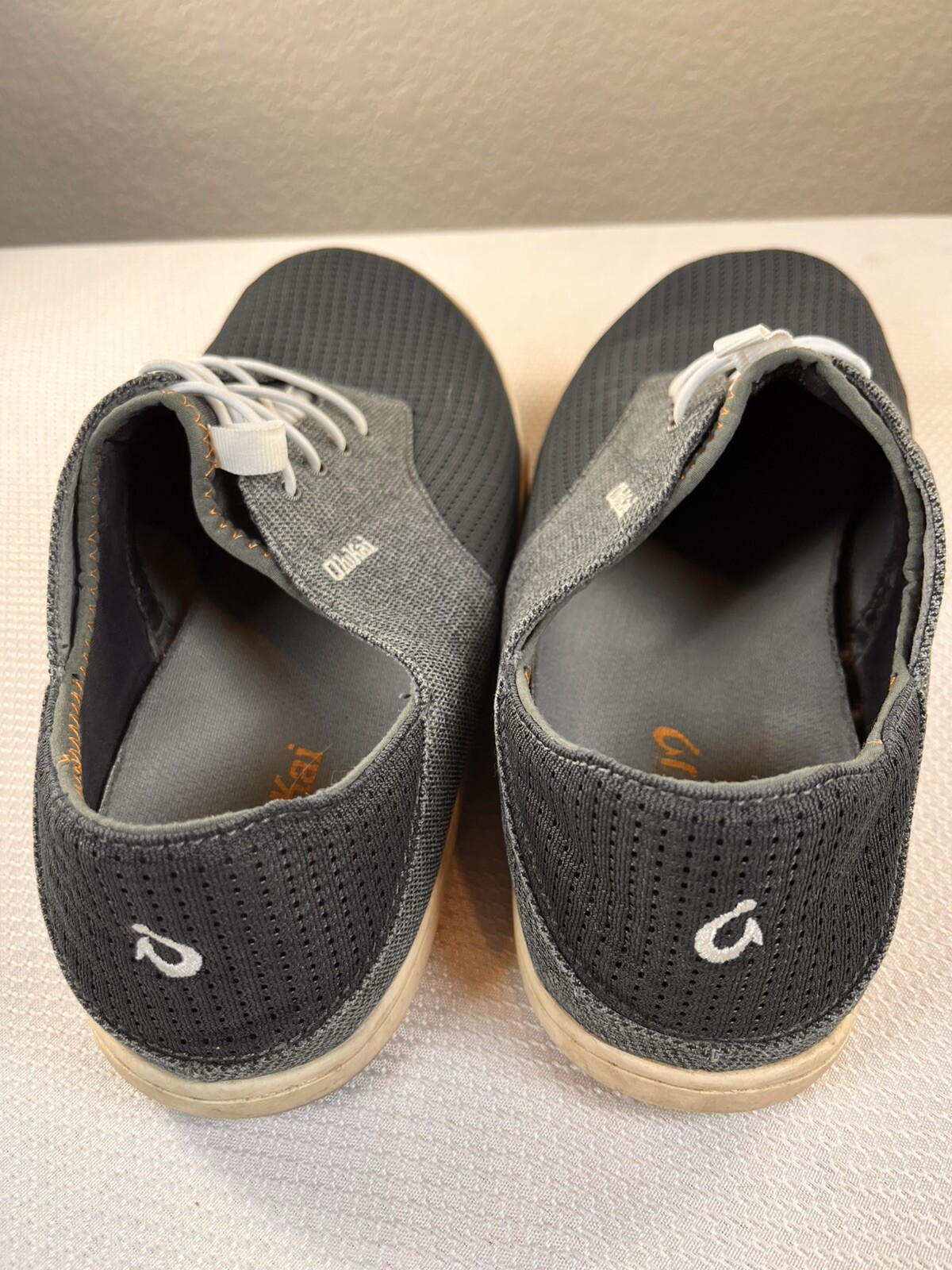 Olukai Nohea Moku Men’s Sneakers 10283-6C6C Dark Shadow Brand New