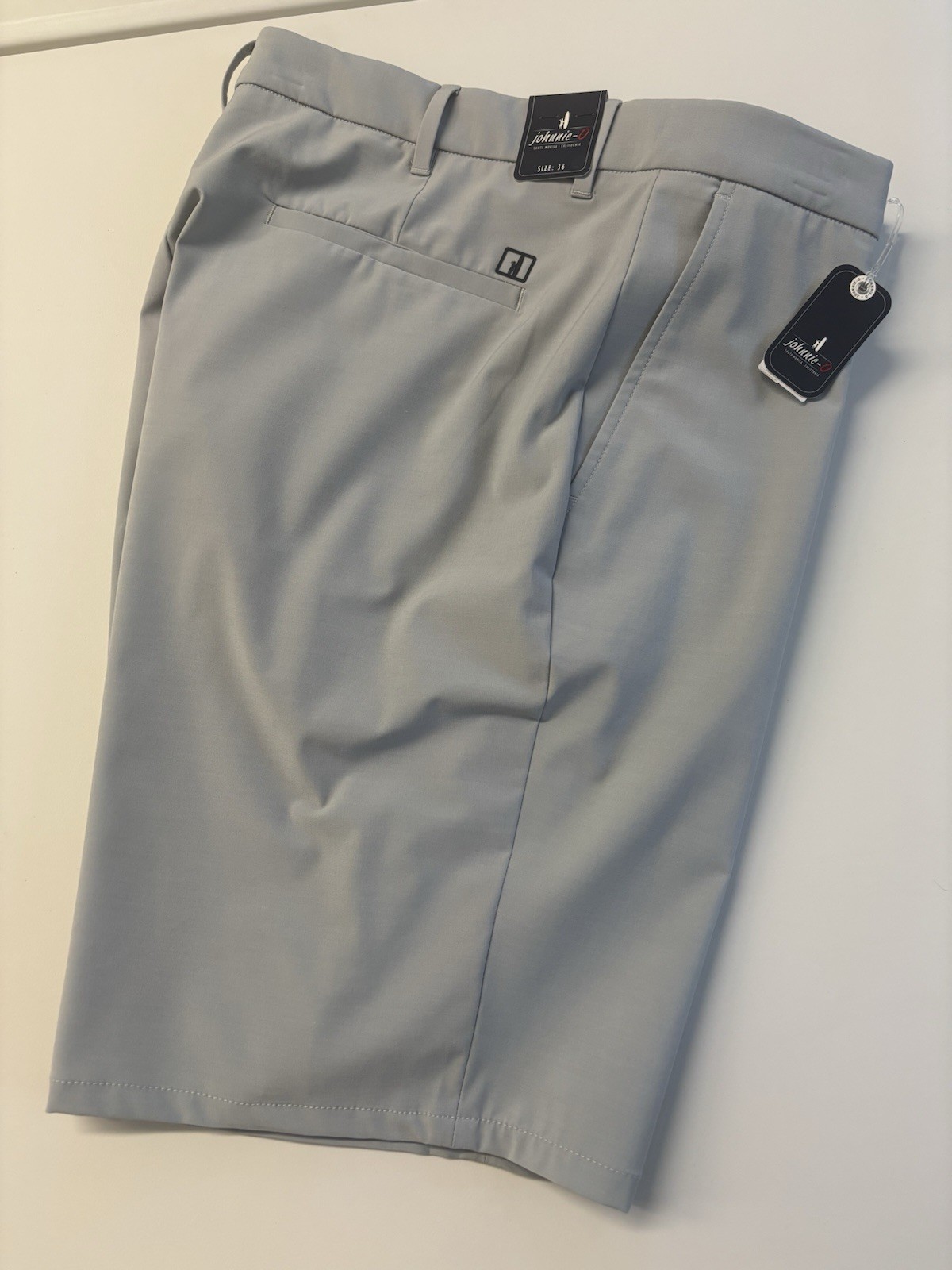 Johnnie-O Mulligan Performance Shorts – Grey – Multiple Sizes