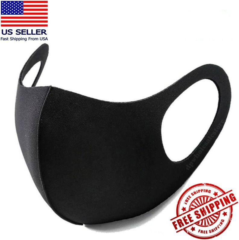 3x Face Mask Reusable Washable Covering Masks Men Women Protective Unisex